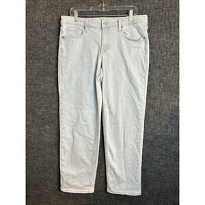 Old Navy Womens O.G. Loose Straight Leg Jeans Size 12 Low Rise Light Wash Denim
